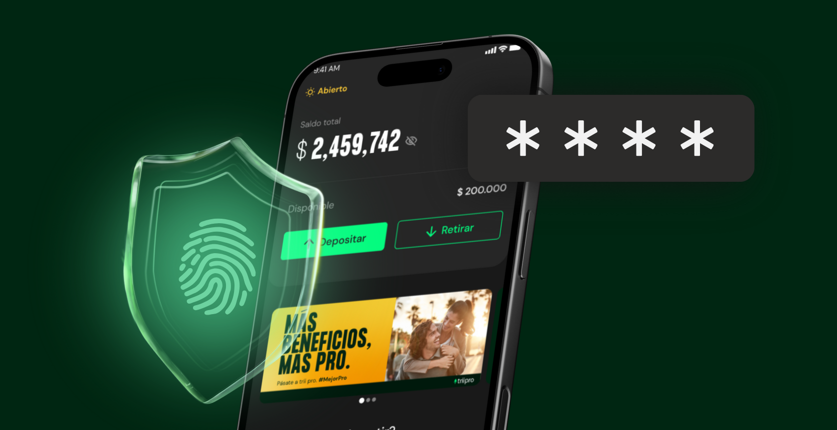 Seguridad trii - Protección de datos y inversiones